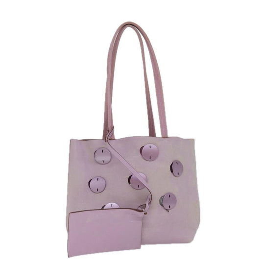 PRADA Tote Bag Leather Pink  bs13284