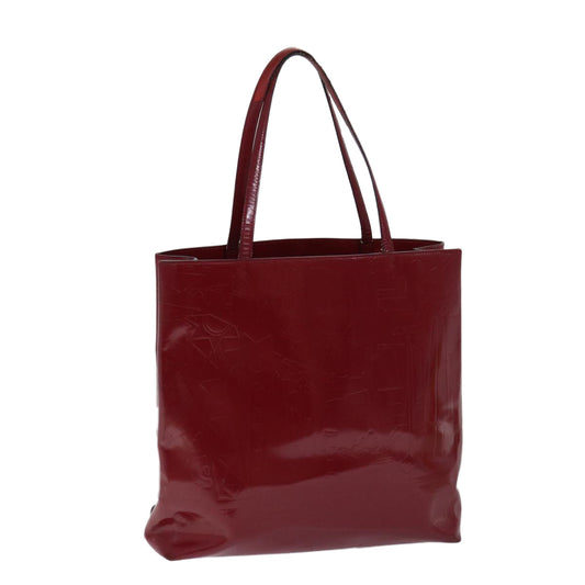PRADA Tote Bag Patent leather Red  bs13314