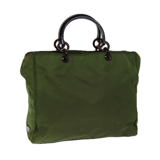 PRADA Hand Bag Nylon Khaki  bs13320