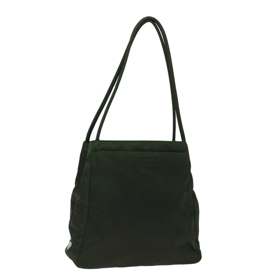 PRADA Shoulder Bag Nylon Khaki  bs13401