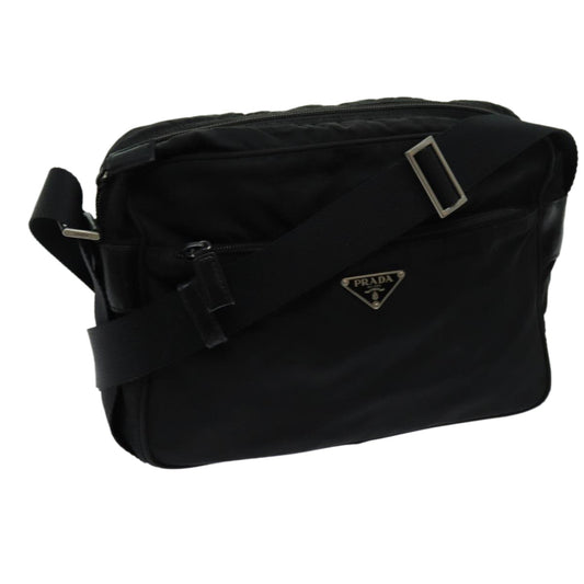 PRADA Shoulder Bag Nylon Black  bs13403