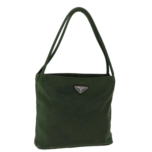 PRADA Shoulder Bag Nylon Khaki  bs13407