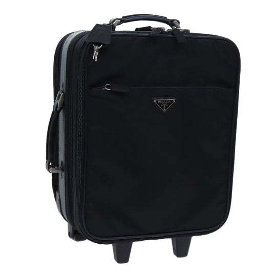 PRADA Suitcase Canvas Black  bs13415