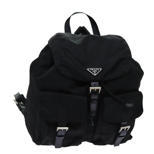 PRADA Backpack Nylon Black  bs13417