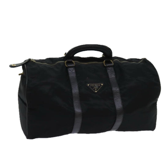 PRADA Boston Bag Nylon Black  bs13423