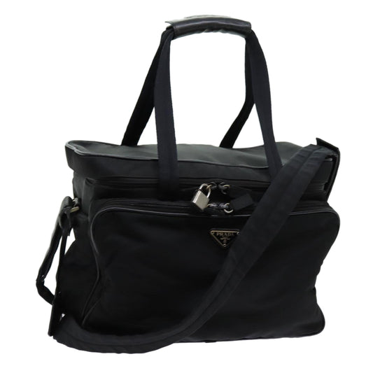 PRADA Shoulder Bag Nylon Black  bs13490