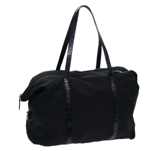 PRADA Boston Bag Nylon Black  bs13518
