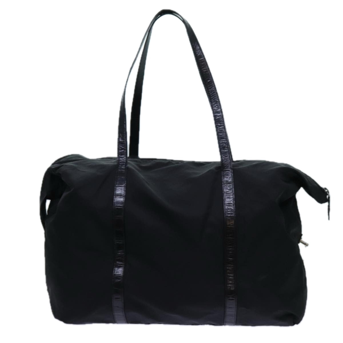PRADA Boston Bag Nylon Black  bs13518