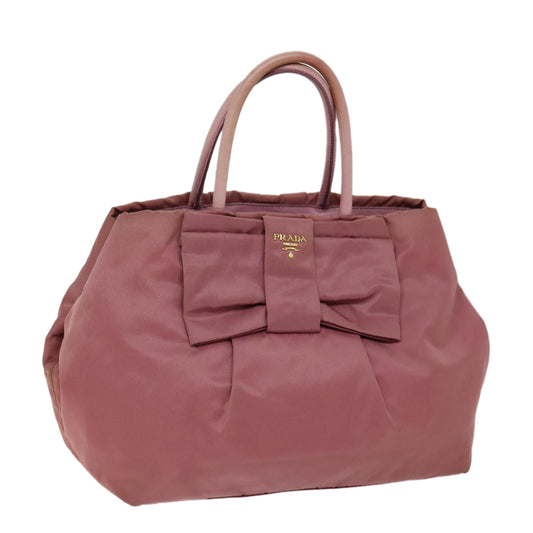PRADA Hand Bag Nylon Pink  bs13566