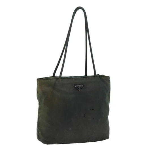 PRADA Shoulder Bag Nylon Khaki  bs13637
