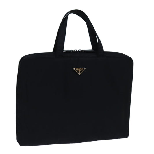 PRADA Hand Bag Nylon Black  bs13647