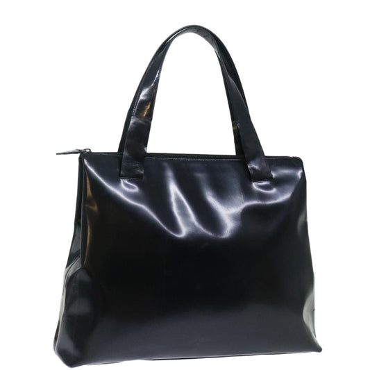 PRADA Tote Bag Enamel Black  bs13660