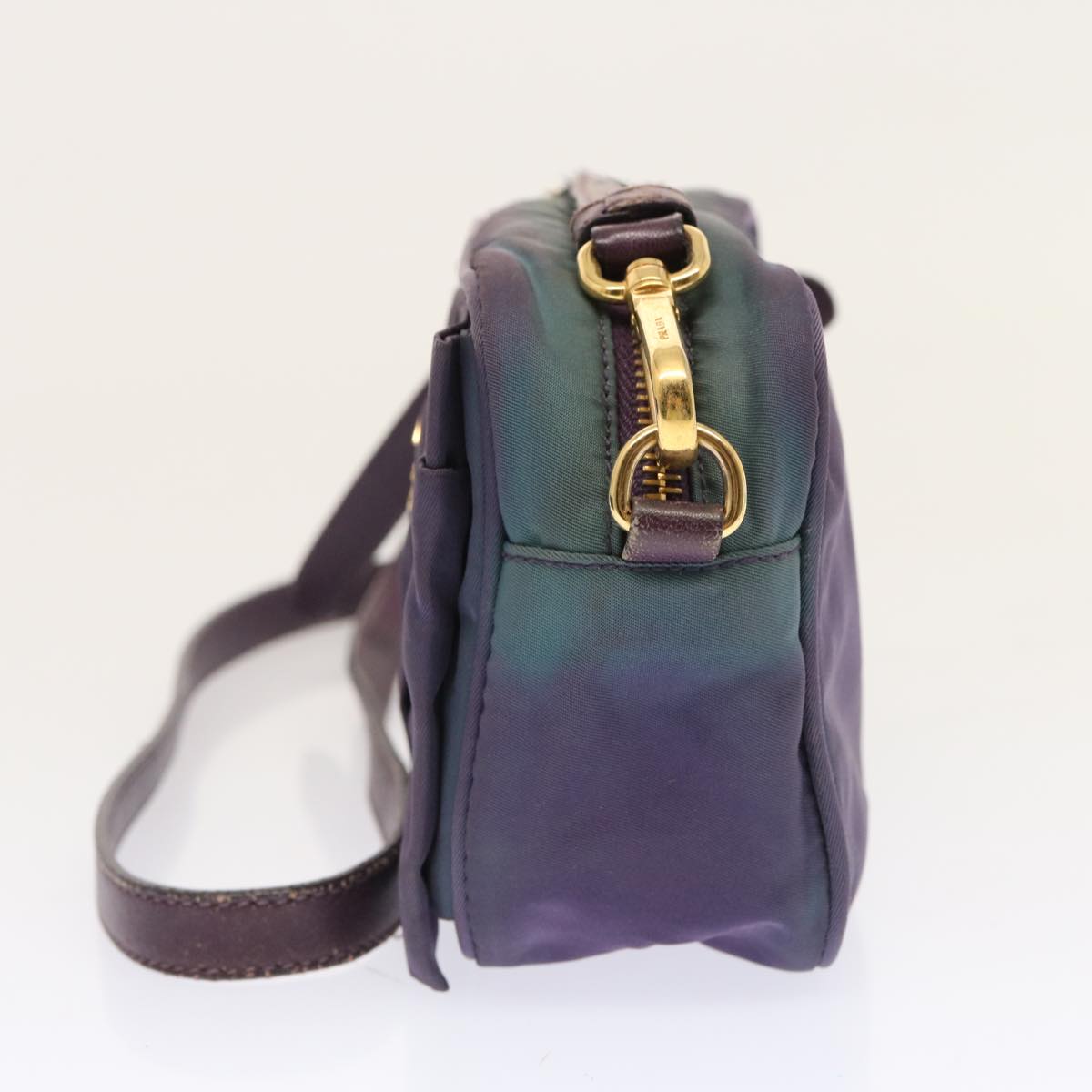 PRADA Shoulder Bag Nylon Purple  bs13702