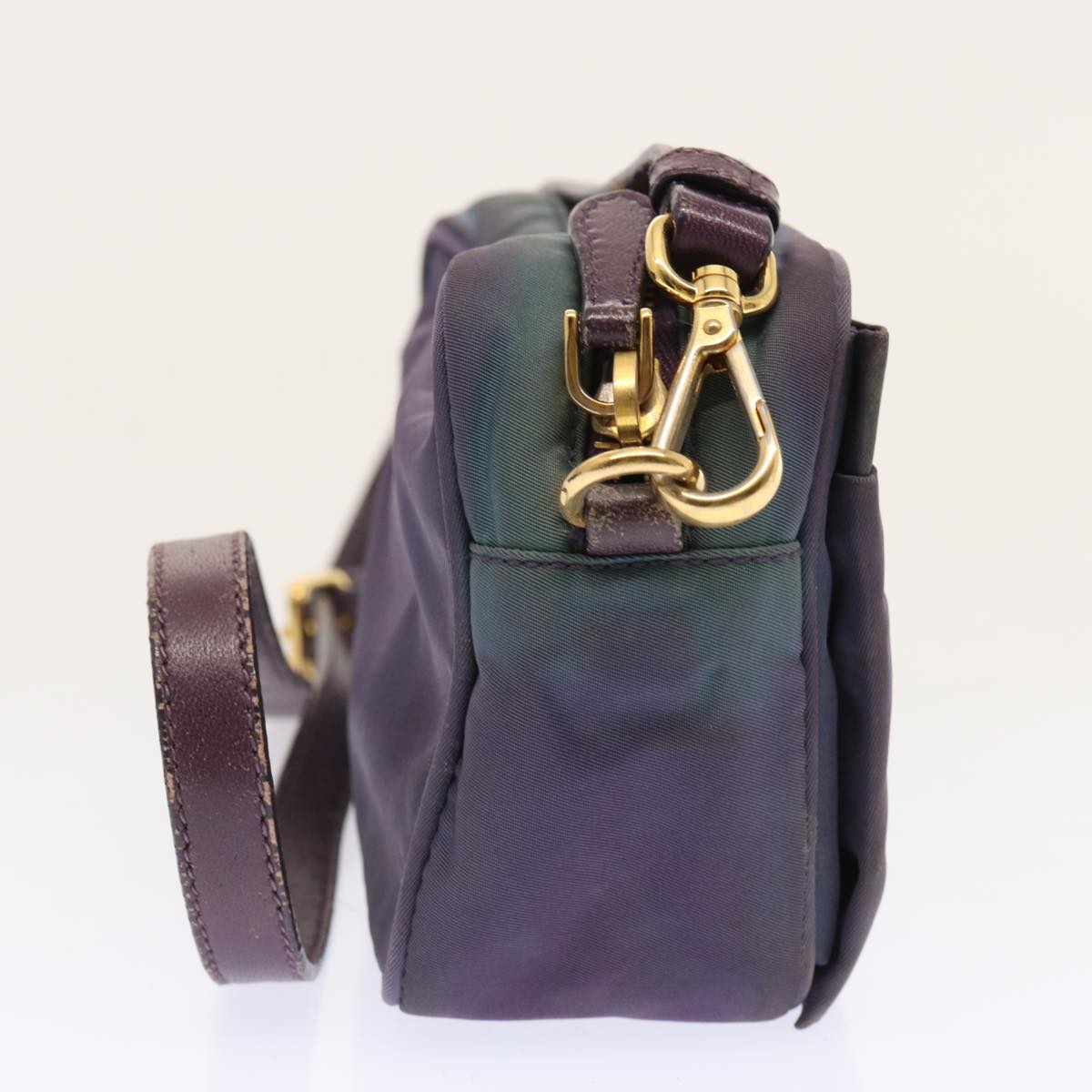 PRADA Shoulder Bag Nylon Purple  bs13702