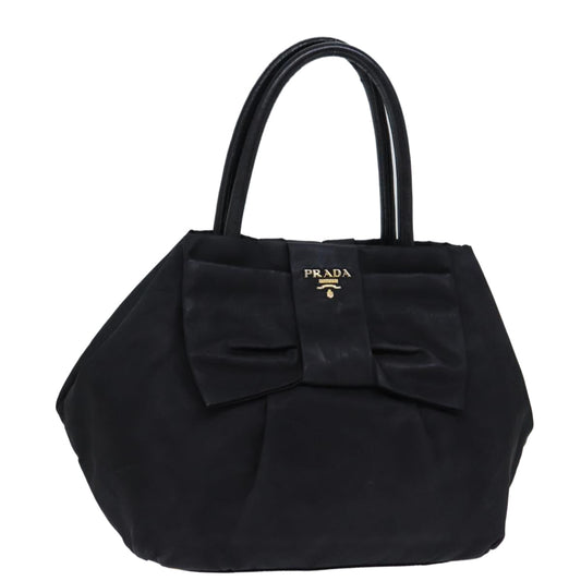 PRADA Hand Bag Nylon Black  bs13723