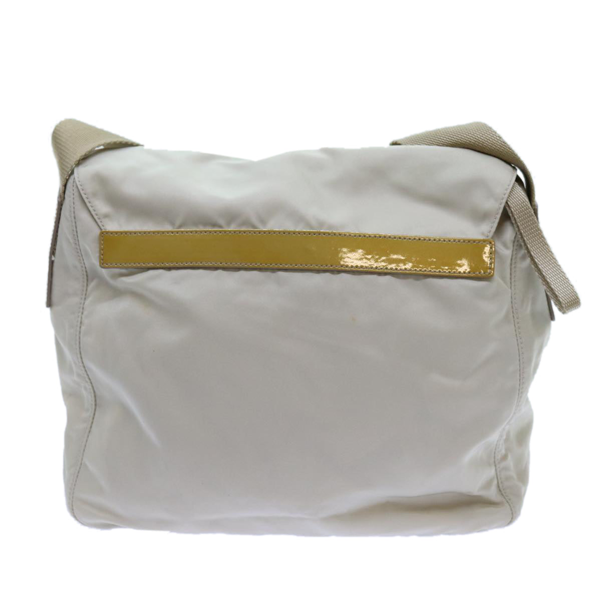 PRADA Shoulder Bag Nylon White  bs13804