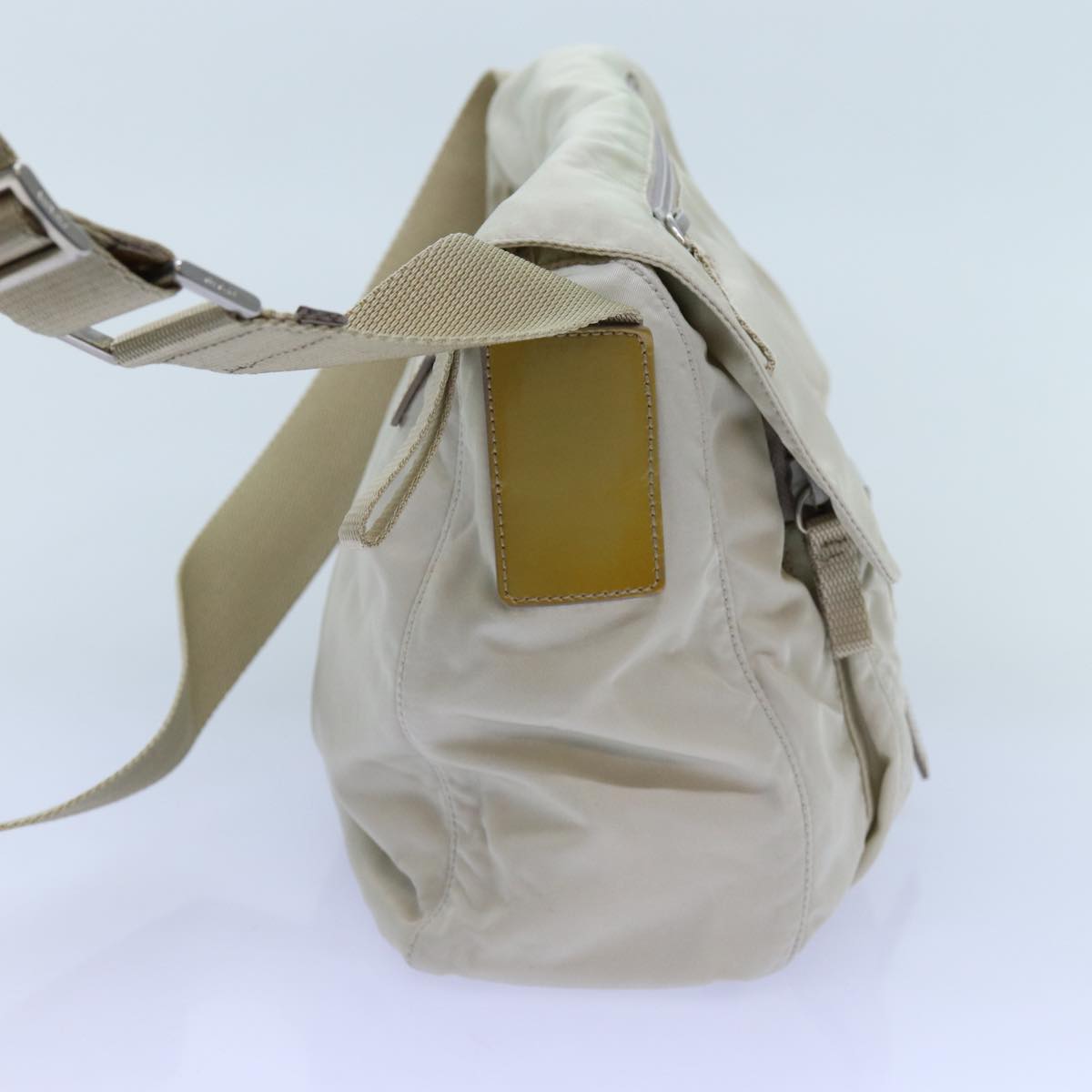 PRADA Shoulder Bag Nylon White  bs13804