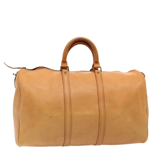 LOUIS VUITTON Nomad Keepall 45 Boston Bag Beige LV bs14041