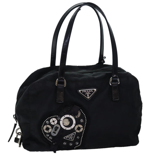 PRADA Hand Bag Nylon Black  bs14085