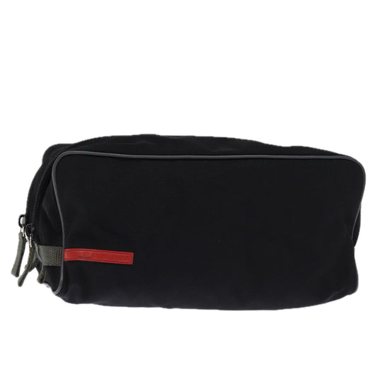 PRADA Sports Clutch Bag Nylon Black  bs14090