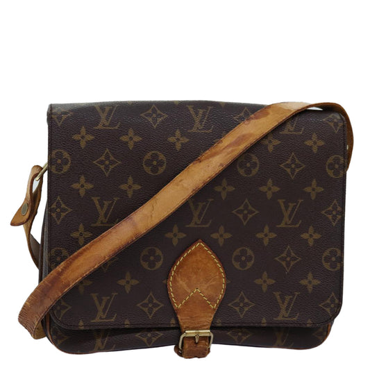LOUIS VUITTON Monogram Cartouchiere GM Shoulder Bag M51252 LV bs14152