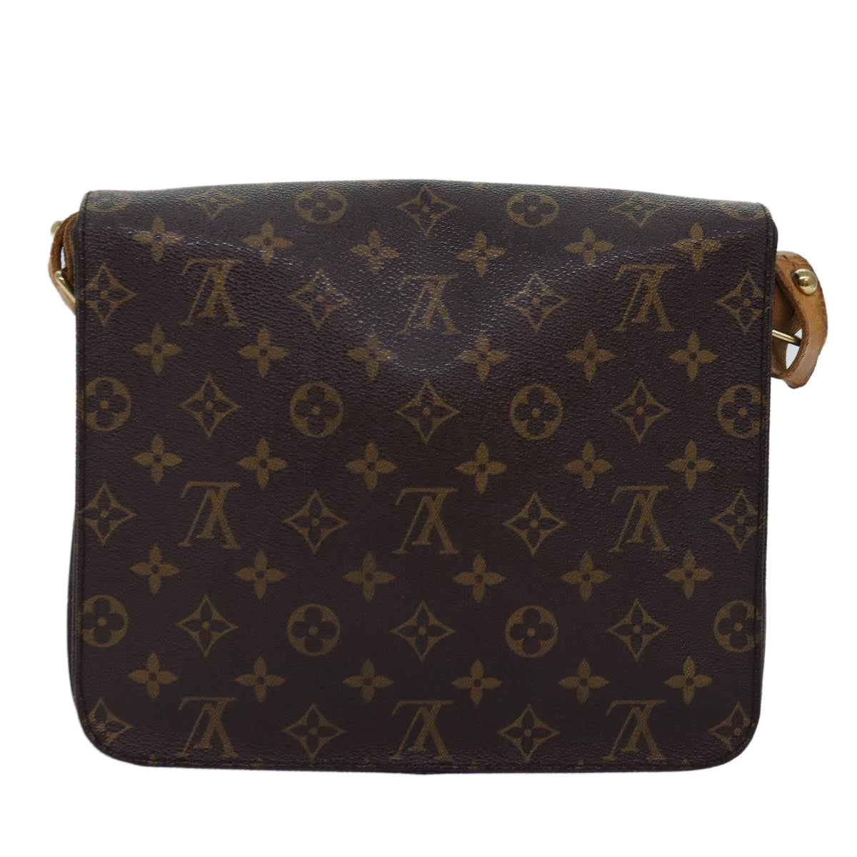 LOUIS VUITTON Monogram Cartouchiere GM Shoulder Bag M51252 LV bs14152