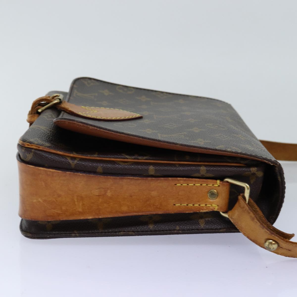 LOUIS VUITTON Monogram Cartouchiere GM Shoulder Bag M51252 LV bs14152