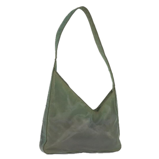 PRADA Shoulder Bag Nylon Green  bs14207
