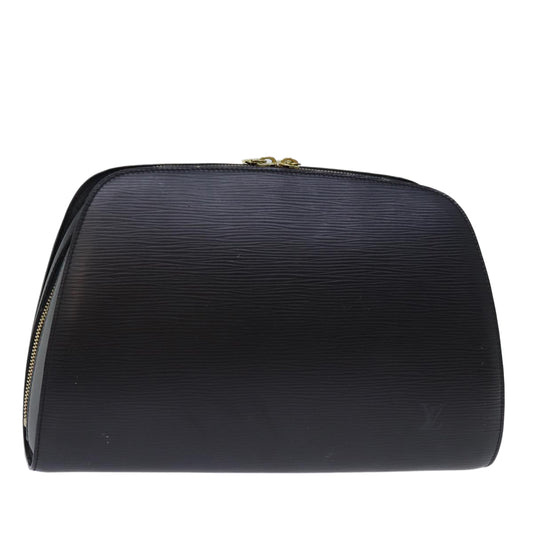 LOUIS VUITTON Epi Dauphine GM Cosmetic Pouch Black M48432 LV bs14224