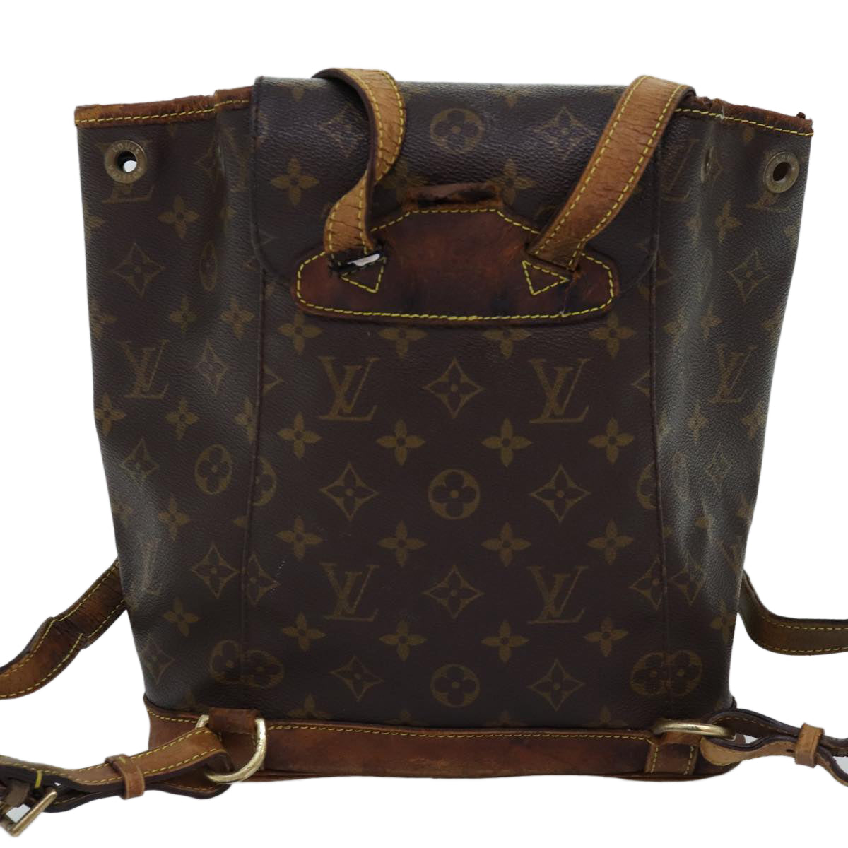LOUIS VUITTON Monogram Montsouris MM Backpack M51136 LV bs14264