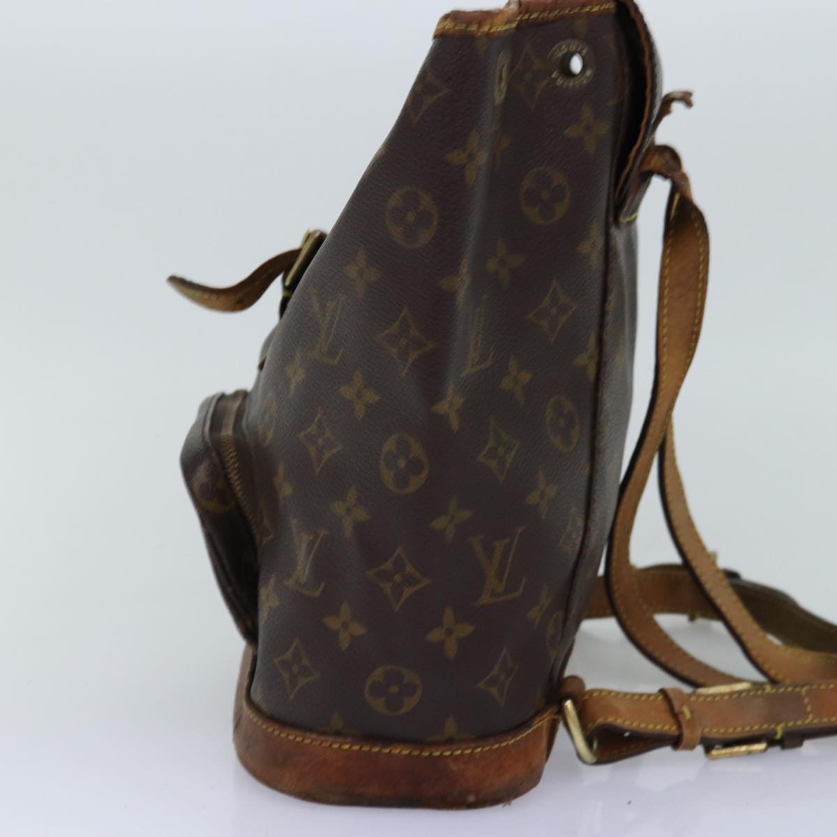 LOUIS VUITTON Monogram Montsouris MM Backpack M51136 LV bs14264