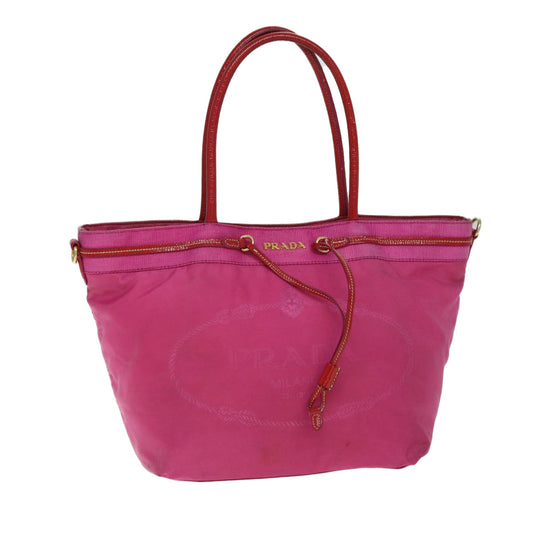 PRADA Tote Bag Nylon Pink  bs14285