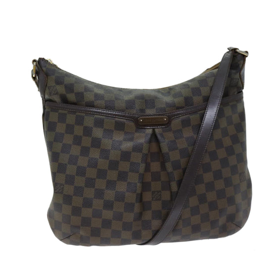 LOUIS VUITTON Damier Ebene Bloomsbury GM Shoulder Bag N42250 LV bs14307