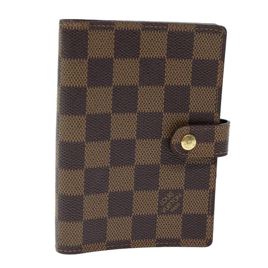 LOUIS VUITTON Damier Ebene Agenda PM Day Planner Cover R20700 LV bs14380