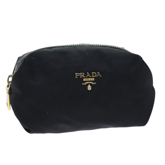 PRADA Pouch Nylon Black  bs14398