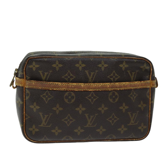 LOUIS VUITTON Monogram Compiegne 23 Clutch Bag M51847 LV bs14500