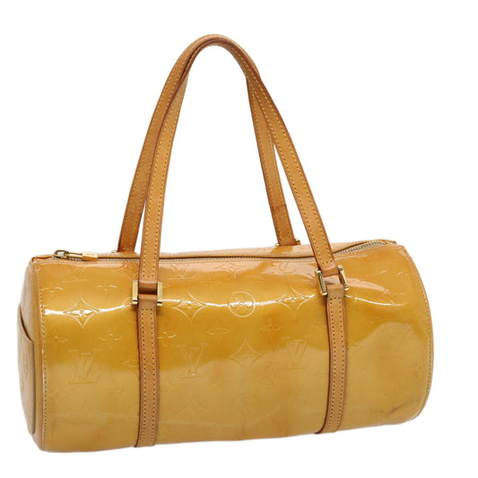 LOUIS VUITTON Monogram Vernis Bedford Hand Bag Beige M91006 LV bs14501