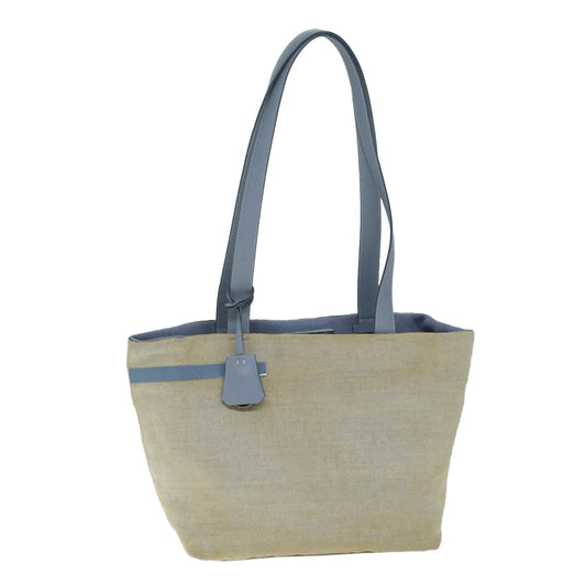 PRADA Sports Tote Bag Canvas Beige  bs14541