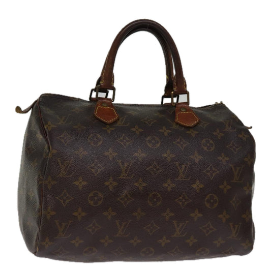 LOUIS VUITTON Monogram Speedy 30 Hand Bag M41526 LV bs14559