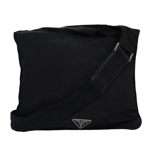 PRADA Shoulder Bag Nylon Black  bs14652