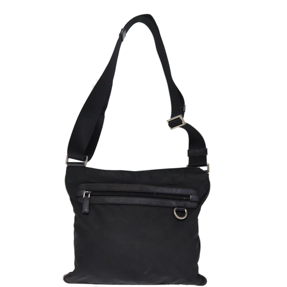 PRADA Shoulder Bag Nylon Black  bs14653