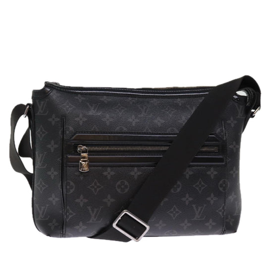 LOUIS VUITTON Monogram Eclipse Odyssey Messenger MM Bag M44224 LV bs14669