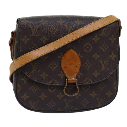 LOUIS VUITTON Monogram Saint Cloud GM Shoulder Bag M51242 LV bs14700