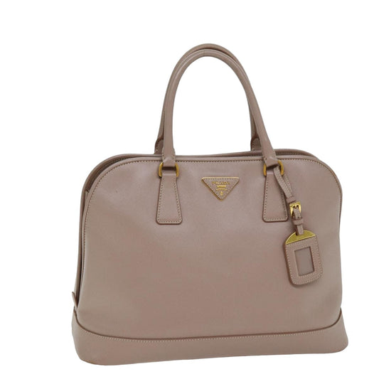 PRADA Hand Bag Safiano leather Pink  bs14718