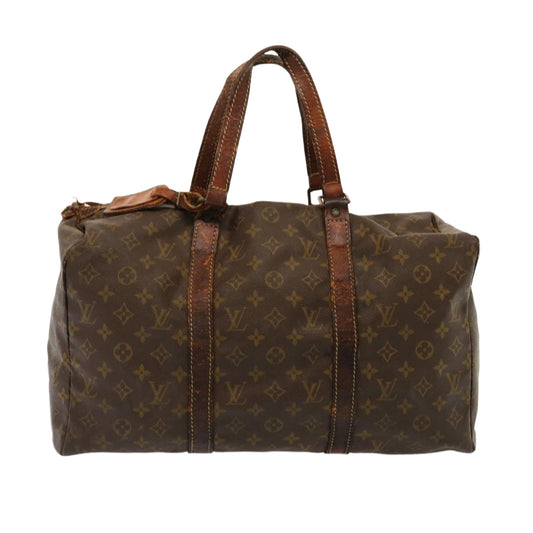 LOUIS VUITTON Monogram Sac Souple 45 Boston Bag M41624 LV bs14742