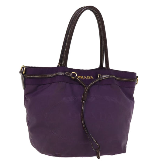 PRADA Tote Bag Nylon Purple  bs14765