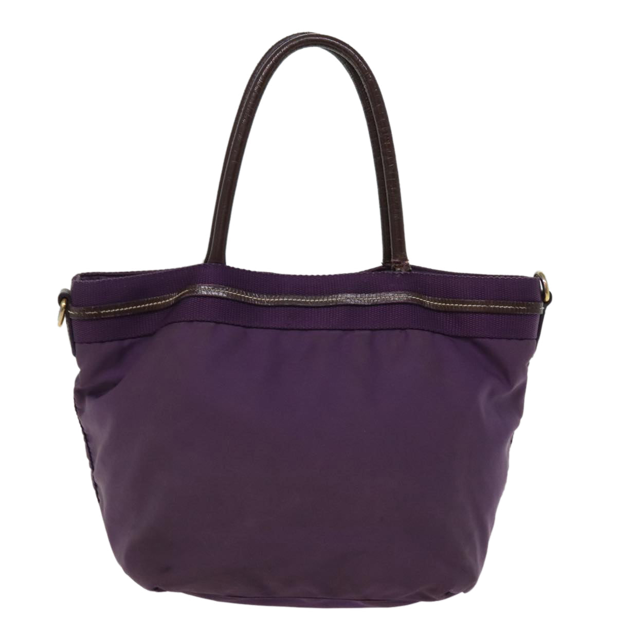 PRADA Tote Bag Nylon Purple  bs14765