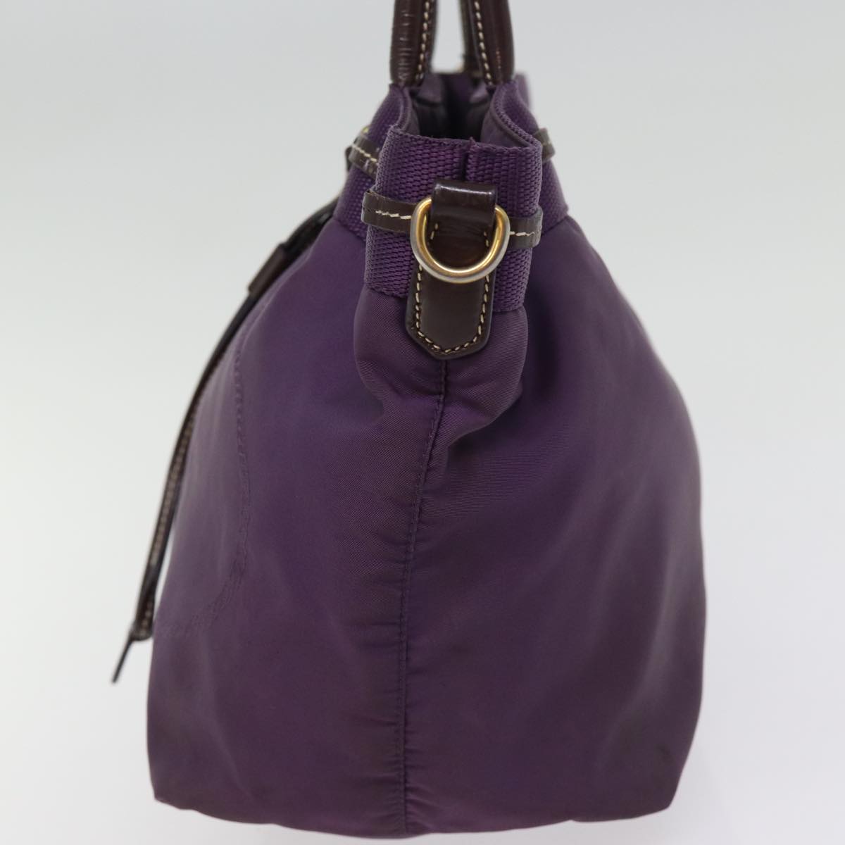 PRADA Tote Bag Nylon Purple  bs14765