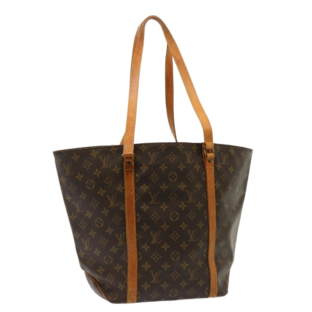 LOUIS VUITTON Monogram Sac Shopping Tote Bag M51108 LV bs14775