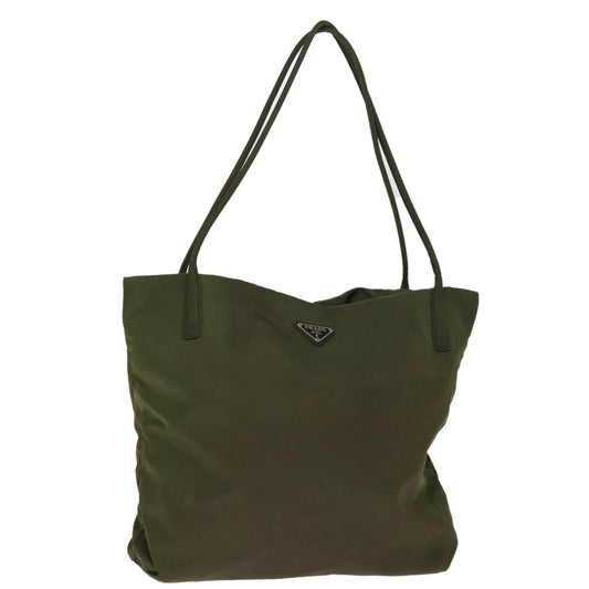 PRADA Shoulder Bag Nylon Green  bs14785